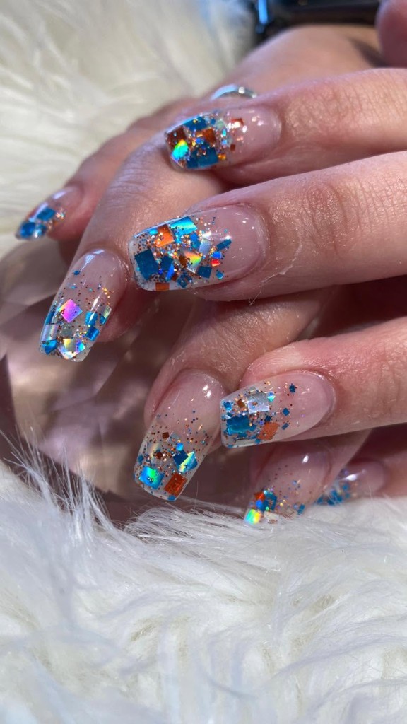 Premium manicure with polished finish