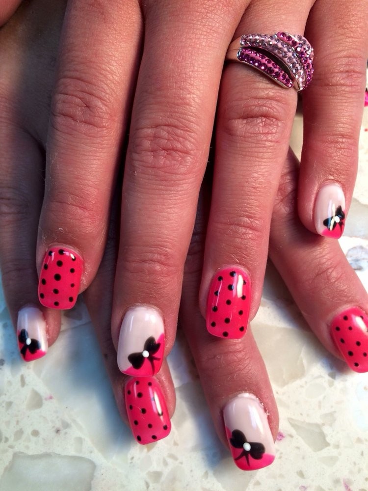 Chicago Blackhawks themed pedicure nail art