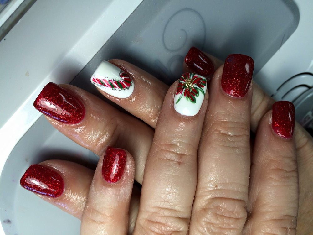 Artistic manicure showcasing salon craftsmanship